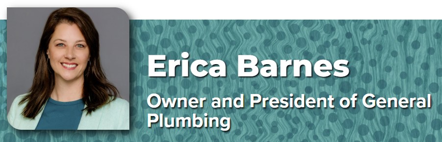 Erica Barnes, Owner and President of General Plumbing