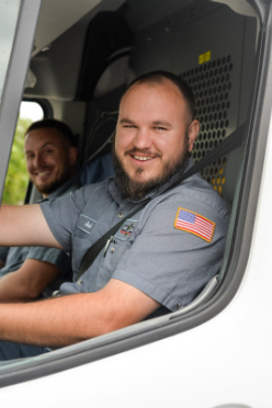 Maintenance Personnel in Trucks